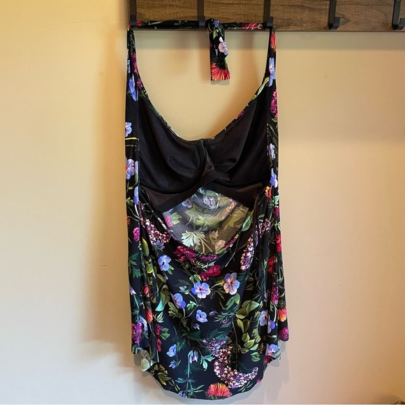 Magicsuit Floral Tankini Top Size 12 - Picture 3 of 6